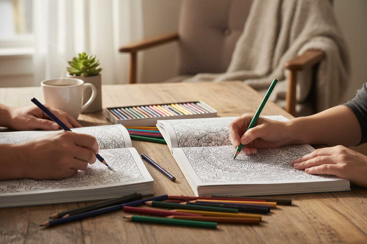 adults coloring books