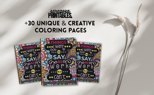 Swear Words coloring pages for adults (High-Quality Printable PDF file)