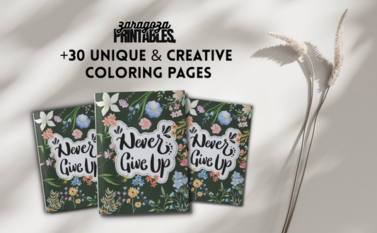 Never give up - Motivational Quotes for Adults (High-Quality Printable PDF file)