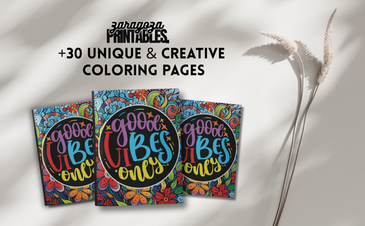 Good Vibes only - Motivational Quotes for Adults (High-Quality Printable PDF file)