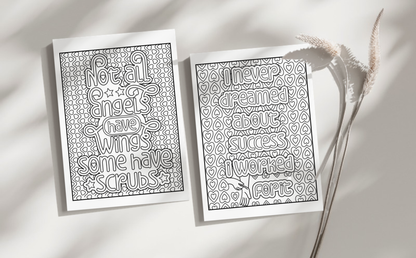 Nursing is a work of heart, Coloring Pages for Adults