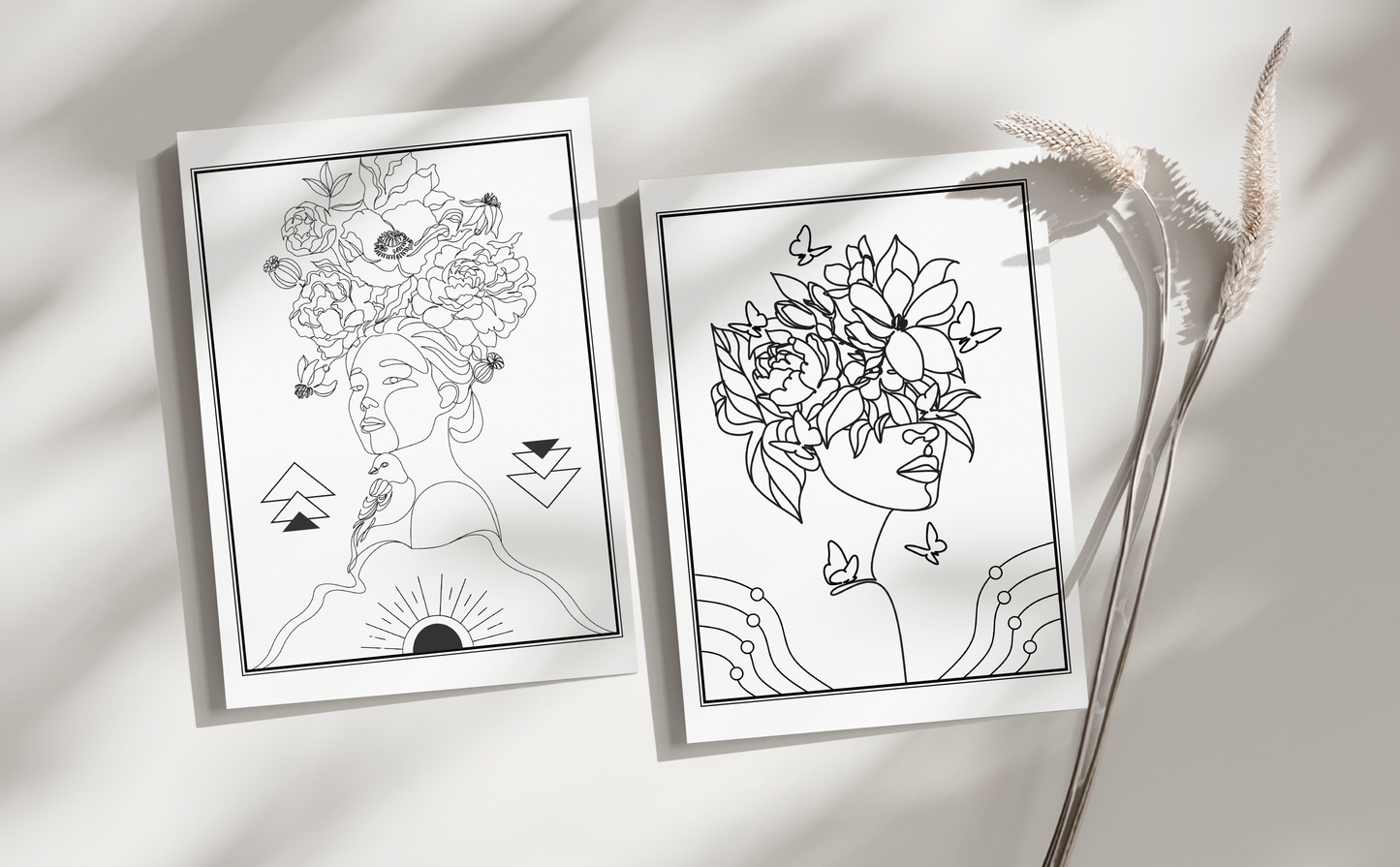 Minilalist Coloring Book for Adults