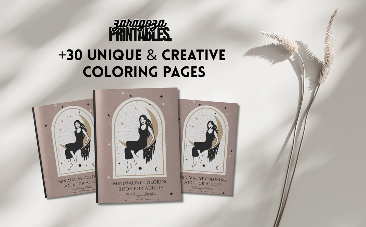 Minilalist Coloring Book for Adults