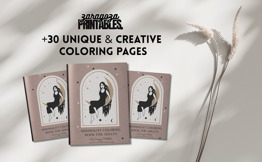 Minilalist Coloring Book for Adults